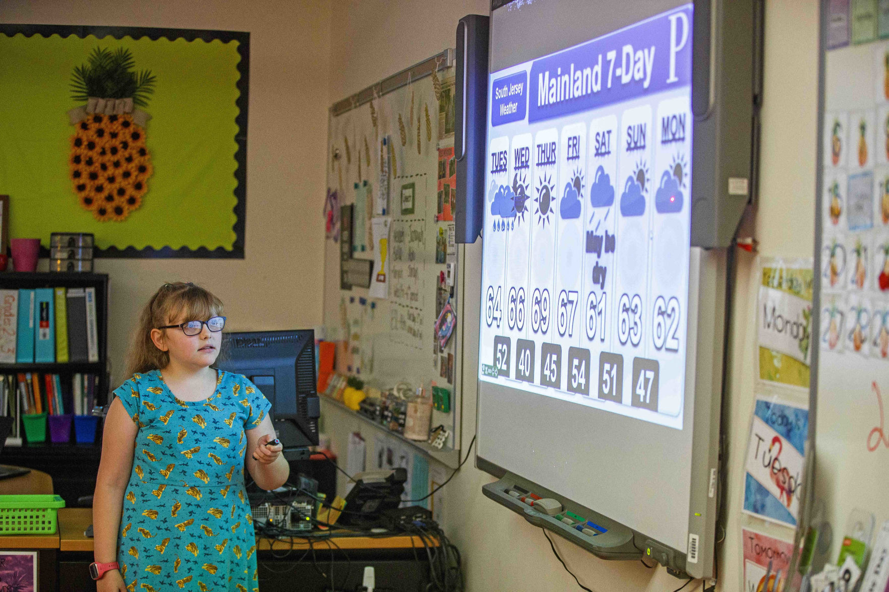 Meteorologist Joe Martucci at EHC Community School